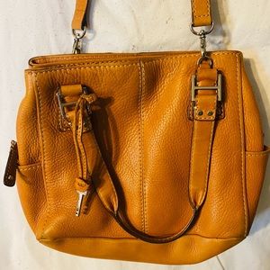 Fossil Leather Camel Purse